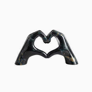 HANDI Hjärtformad Handskulptur