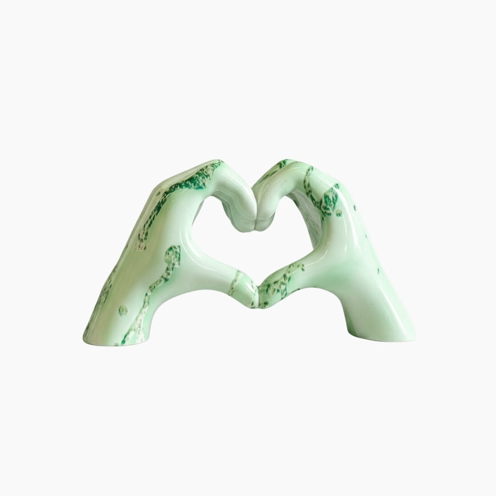 HANDI Hjärtformad Handskulptur